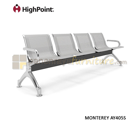 Panen Raya Furniture Kursi Tunggu 4 Seater HighPoint Monterey AY405S