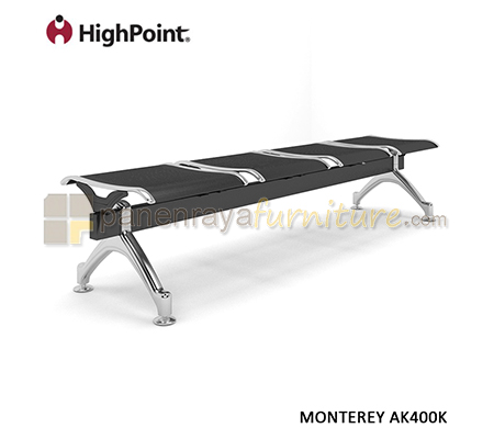 Panen Raya Furniture Kursi Tunggu 4 Seater Tanpa Sandaran HighPoint Monterey AK400K 