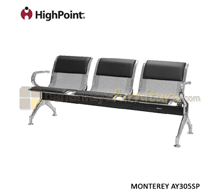 Panen Raya Furniture Kursi Tunggu 3 Seater HighPoint Monterey AY305SP