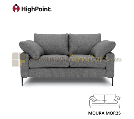 Panen Raya Furniture Sofa 2 Seater HighPoint Moura MOR2S