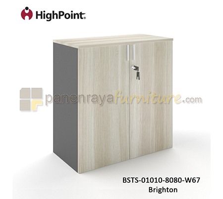 Panen Raya Furniture Lemari Arsip Rendah 2 Pintu Panel HighPoint Storio BSTS 01010 8080 W67 Brighton