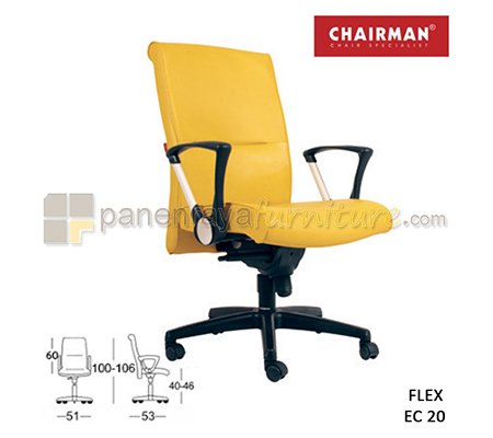 Panen Raya Furniture Kursi Kantor Chairman Flex EC 20