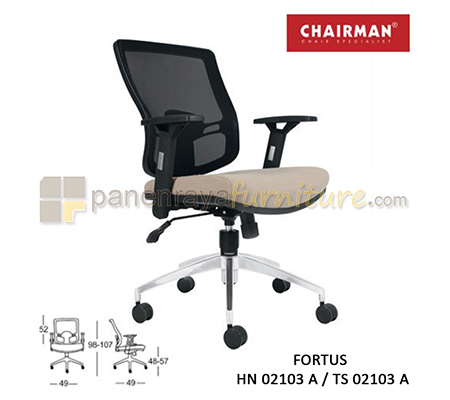 Panen Raya Furniture Kursi Kantor Chairman Fortus HN 02103 A / TS 02103 A