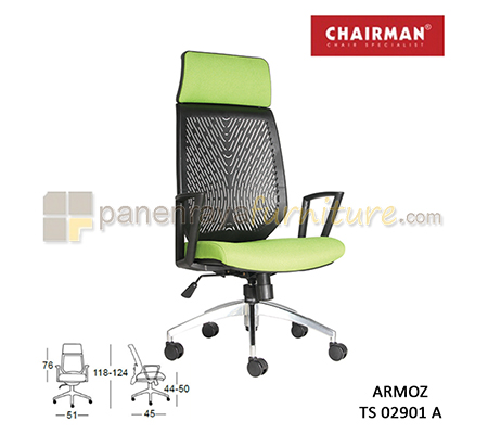 Panen Raya Furniture Kursi Kantor Chairman Armoz TS 02901 A