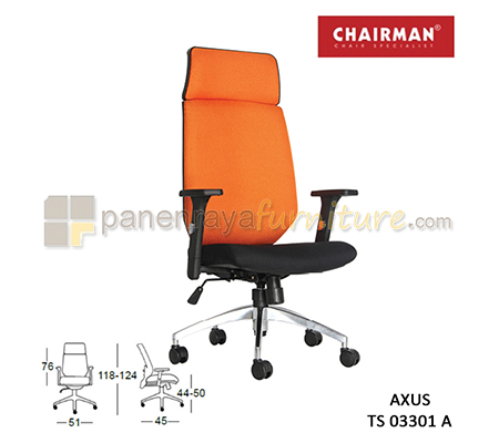 Panen Raya Furniture Kursi Kantor Chairman Axus TS 03301 A