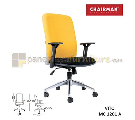 Panen Raya Furniture Kursi Kantor Chairman Vito MC 1201 A