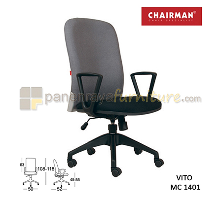 Panen Raya Furniture Kursi Kantor Chairman Vito MC 1401