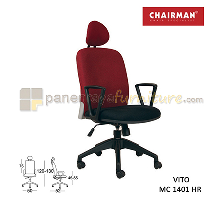 Panen Raya Furniture Kursi Kantor Chairman Vito MC 1401 HR