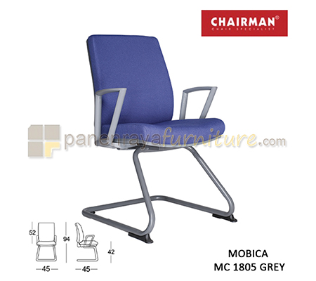 Panen Raya Kursi Kantor Chairman Mobica VIP MC 1805 Grey