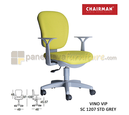 Panen Raya Furniture Kursi Kantor Chairman Vino VIP SC 1207 STD Grey