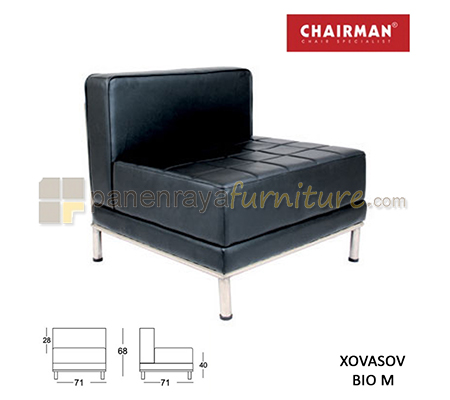 Panen Raya Furniture Sofa Kantor 1 Seater Chairman Xovasov Bio M