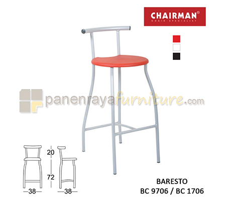 Panen Raya Furniture Kursi Bar Chairman Baresto BC 9706 / BC 1706