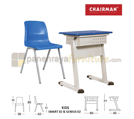 Panen Raya Furniture Meja dan Kursi Sekolah Chairman Kids Smart 02 dan Genius 02