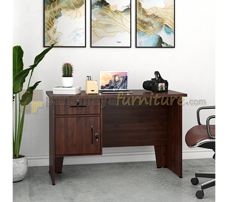 Panen Raya Meja Kantor Volans OD 101 Teak Dark Brown 120x60x75