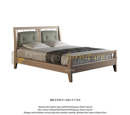 Panen Raya Furniture Ranjang Siantano Virginia 180x200 Natural
