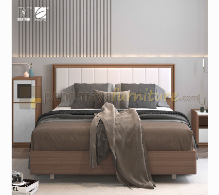 Panen Raya Ranjang Siantano Dante 180x200 Romanian Walnut