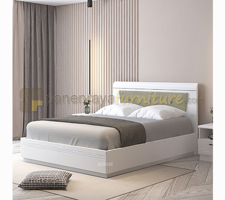 Panen Raya Ranjang Siantano Capitol 160x200 White Glossy