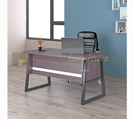 Panen Raya Furniture Meja Kantor Siantano OT 122 Grey Ashtree 120x60x75