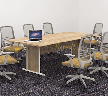 Panen Raya Furniture Meja Meeting Persegi HighPoint Six CT 6110 Cappucinno 240x120x75