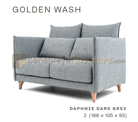 Panen Raya Furniture Sofa 2 Seater Morres Golden Wash
