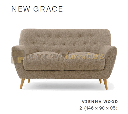 Panen Raya Furniture Sofa 2 Seater Morres New Grace