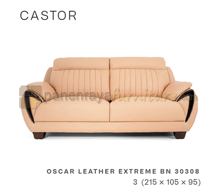 Panen Raya Furniture Sofa 3 Seater Morres Castor