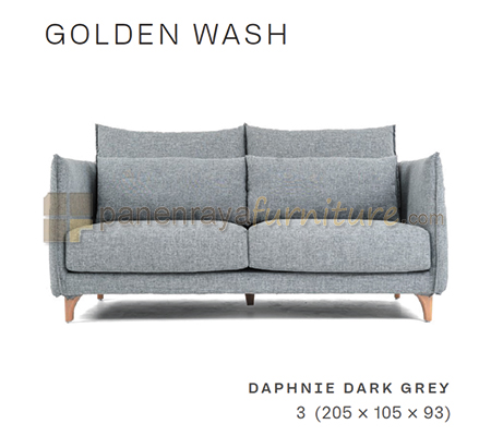 Panen Raya Furniture Sofa 3 Seater Morres Golden Wash