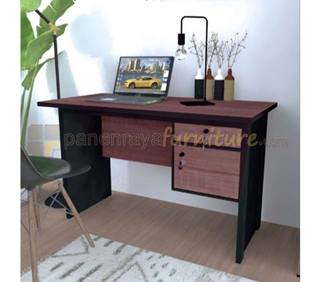 Panen Raya Furniture Meja Kantor Romaro MT 0903 French Oak 120x60x73