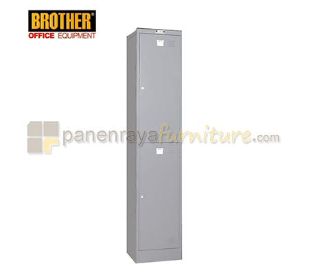Panen Raya Furniture Locker Besi Brother B 702 Grey 380x380x1830