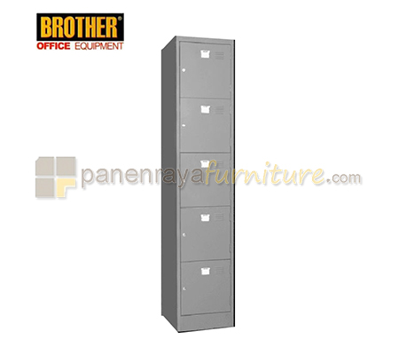 Panen Raya Furniture Locker Besi Brother B 705  Grey 380x380x1830