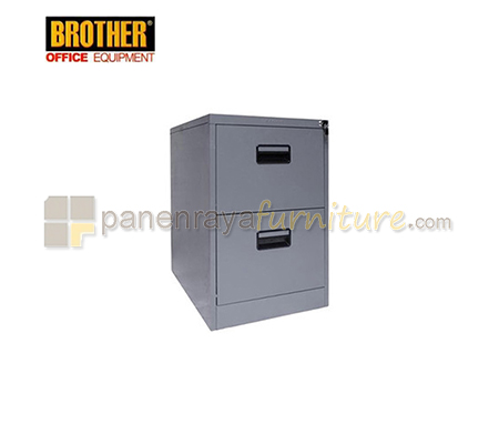 Panen Raya Furniture Filling Cabinet Besi Brother B 102 Grey 455x620x735