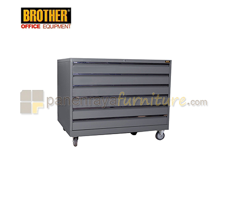 Panen Raya Furniture Plan File Brother B 602 Grey 130x95x102 6 Laci