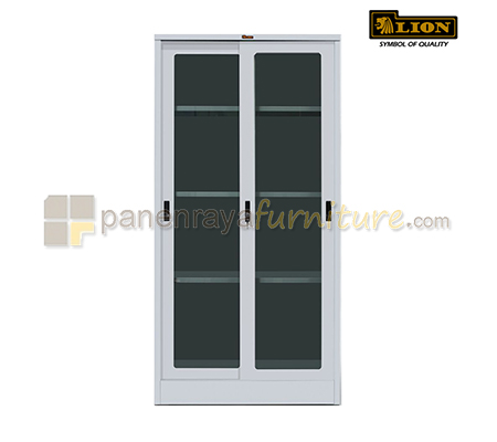 Panen Raya Furniture Lemari Arsip Besi LION L 33 AK Grey 915x457x1830