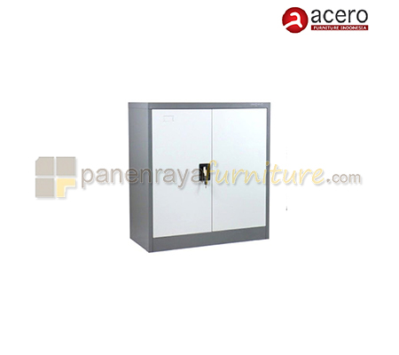Panen Raya Furniture Lemari Arsip Besi Acero AA H36SW Grey-Light Grey  85x40x90
