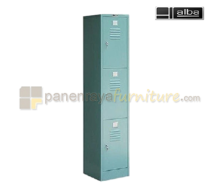 Panen Raya Furniture Locker Besi ALBA LC 503 Grey 380x380x1830