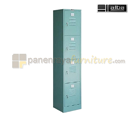 Panen Raya Furniture Locker Besi ALBA LC 504 Grey 380x380x1830