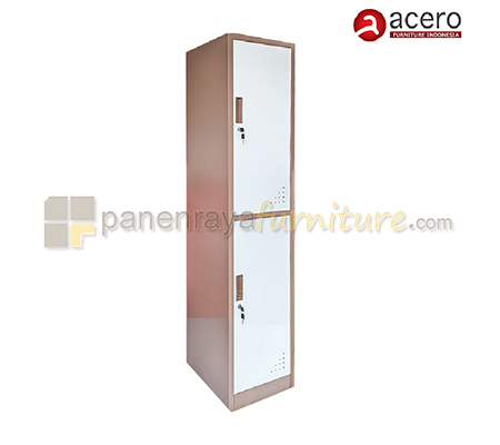 Panen Raya Furniture Locker Besi Acero AC LS 102 Brown - Beige 38x45x185