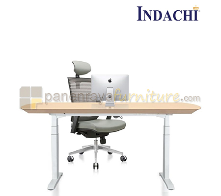 Panen Raya Furniture Meja Kerja Indachi Bastia Adjustable Desk BA 20 HPL 2000x1200x645-1230