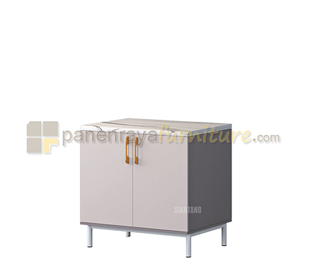 Panen Raya Rak Dapur Bawah Siantano KC02 B2 Beige-Grey 80x60x80