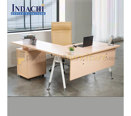 Panen Raya Furniture  Meja Kantor Direktur Indachi A One DD 150-L A O / DD 160-L A O / DD 180-L A O