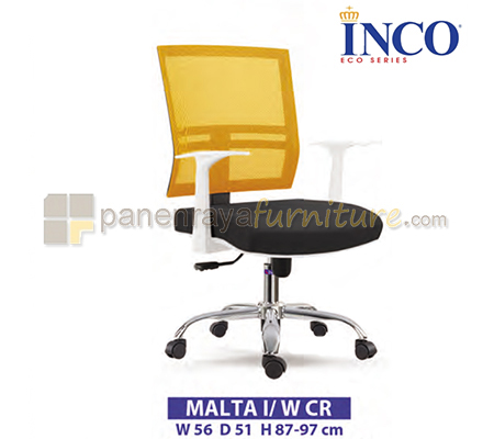 Panen Raya Furniture Kursi Kantor Indachi Inco Malta I CR (White)